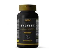 HSN Evoflex Glucosamina Condroitina MSM | 30 Tabletas | Ayuda a mantener los huesos (Calcio, Fósforo) el tejido conectivo (Manganeso, Cobre) y formación normal de colágeno (vitamina C) | Sin Gluten