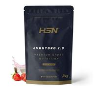 HSN Evohydro 2.0 Proteína Hidrolizada de Suero (Lacprodan® Hydro.90 INS) | Sabor Fresa Coco | 500g (17 Batidos) | Baja en Lactosa | Sin Gluten | Vegetariana | No Incluye Dosificador