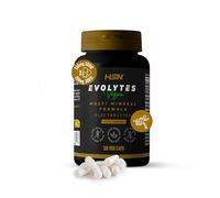HSN Evolytes Sales de Electrolitos | 120 Cápsulas Vegetales | Sodio, Magnesio, Potasio, Calcio y Cloruro. Ideal para Ciclismo, Running y Triatlón. Sin sabor salado. Sin estimulantes