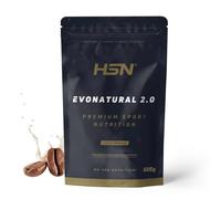 HSN Evonatural Whey Endulzada con Stevia | Café 500g | Concentrado de Suero de Leche Sin Edulcorantes ni Azúcares Añadidos | No Incluye Dosificador | Apta Dieta Vegetariana y Sin Gluten