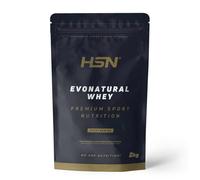 HSN Evonatural Whey Endulzada con Stevia | Neutro 2Kg | Concentrado de Suero de Leche Sin Edulcorantes ni Azúcares Añadidos | No Incluye Dosificador | Apta Dieta Vegetariana y Sin Gluten