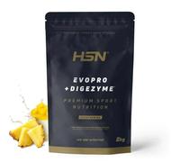 HSN Evopro (Whey + Caseína) Proteína Secuencial | Piña Cremosa 2Kg | Complejo Enzimático Digezyme® | No Incluye Dosificador | No-GMO, Vegetariano, Sin Gluten ni Soja