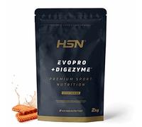 HSN Evopro (Whey + Caseína) Proteína Secuencial | Speculoos 2Kg | Complejo Enzimático Digezyme® | No Incluye Dosificador | No-GMO, Vegetariano, Sin Gluten ni Soja