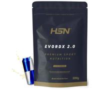 HSN Pre Entreno Evordx 2.0 (300mg de Cafeína) | Energy 500g | Pre Workout 100% Vegano Sin Carbohidratos Sin Gluten | BCAAs, Creatina, L-citrulina, Arginina AKG, Extracto de Remolacha