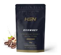 Evowhey HSN - 2Kg Café y avellanas - Concentrado de Proteína de Suero, Whey Protein Concentrate (WPC), Batido de Proteínas Whey, Proteina en Polvo