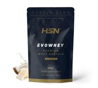 HSN Evowhey Protein | Chocolate Blanco Coco 500g | Concentrado de Proteína de Suero | 100% Whey Protein Concentrate (WPC) | No Incluye Dosificador | No-GMO, Vegetariano, Sin Gluten ni Soja
