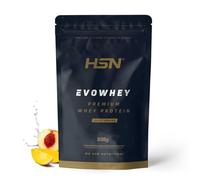 Evowhey HSN - 500g Melocotón y Mango - Concentrado de Proteína de Suero, Whey Protein Concentrate (WPC), Batido de Proteínas Whey, Proteina en Polvo