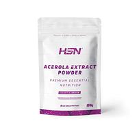 HSN Extracto Baya Acerola en Polvo - Malpighia glabra - Fuente Natural de Vitamina C = 750mg | Sabor Natural 150 g = 50 Tomas por Envase | 15x Más Concentrado | No-GMO, Vegano, Sin Gluten
