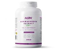 HSN Extracto de Ashwagandha 1200mg (8,5% Withanólidos) | 240 Cápsulas Vegetales | 12000mg Raíz de Withania somnifera por Dosis Diaria | No-GMO, Vegano, Sin Gluten