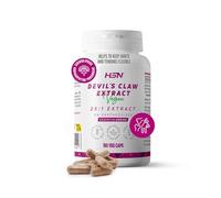 HSN Extracto de Harpagofito 400mg (Garra del diablo) (5% Harpagósidos) | 180 Cápsulas Vegetales | 100% extracto raíz Harpagophytum procumbens | No-GMO, Vegano, Sin Gluten