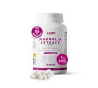 HSN Extracto de Magnolia 300mg (142,5mg Magnolol + 129mg Honokiol) | 120 Cápsulas Vegetales| Equivale a 5400mg Corteza de Magnolia officinalis (18x Veces Más Concentrado) | No-GMO, Vegano, Sin Gluten
