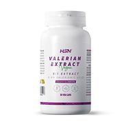 HSN Extracto de Valeriana 500mg | 30 Cápsulas Vegetales | 2500mg Raíz de Valeriana officinalis (0,8% ácido valeriánico) por Dosis Diaria | No-GMO, Vegano, Sin Gluten