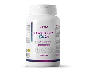 HSN Fertilidad Masculina Fertility Care | 120 Cápsulas Vegetales | Apoyo a la formación de esperma* | Maca Negra, Carnitina, Q10, Vitaminas y Minerales | No-GMO, Vegano, Sin Gluten