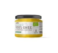 HSN Ghee Mantequilla Clarificada Orgánica 200g | 100% Leche de Vaca Ecológica | Certificado Ecológico | Libre de Lactosa | Sin Aditivos Sin Sal