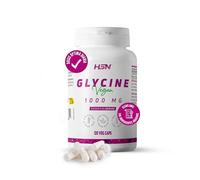 HSN Glicina | 120 Cápsulas Vegetales | 3000mg L-Glicina por Dosis Diaria | Alta Concentración y Pureza | No-GMO, Vegano, Sin Gluten