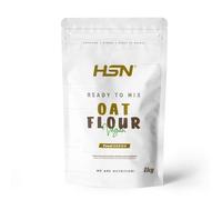 HSN Harina de Avena de Sabores Instantánea en Polvo | Sin Sabor 1Kg = 20 Tomas por Envase | Sin Azúcares Añadidos | Ideal Tortitas de Avena, Batidos de Proteínas | No-GMO, Vegano