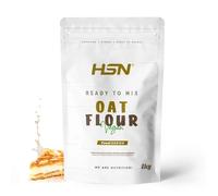 HSN Harina de Avena de Sabores Instantánea en Polvo | Tarta de Manzana 1Kg = 20 Tomas por Envase | Sin Azúcares Añadidos | Ideal Tortitas de Avena, Batidos de Proteínas | No-GMO, Vegano