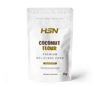 HSN Harina de Coco | 1Kg = 33 Servicios | No Incluye Dosificador | Textura Extra Fina Ideal para Repostería - Sin Azúcares Añadidos - Recetas Keto | No-GMO, Vegano, Sin Gluten