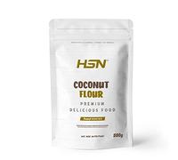 HSN Harina de Coco | 500g = 17 Servicios | No Incluye Dosificador | Textura Extra Fina Ideal para Repostería - Sin Azúcares Añadidos - Recetas Keto | No-GMO, Vegano, Sin Gluten