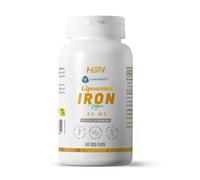 HSN Hierro Liposomado 30mg LipoCellTech™ | 60 Cápsulas Vegetales | Hierro LIPOSOMAL con Sistema de Doble Protección | Mayor ABSORCIÓN y BIODISPONIBILIDAD | No-GMO, Vegano, Sin Gluten