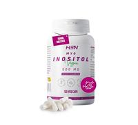 HSN Inositol 500mg (Myo Inositol) | 120 Cápsulas Vegetales | 1500mg/día de Mioinositol | Con Zinc Cromo B6 | No-GMO, Vegano, Sin Gluten