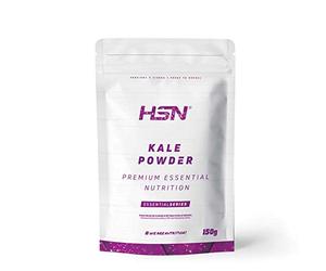 HSN Kale en Polvo | Sabor Natural 150 g = 30 Tomas por Envase | 100% Col Rizada Natural | Ideal Batidos Verdes Green Smoothies Sanos | Alto en Fibra y Nutrientes | No-GMO, Vegano
