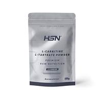 HSN L-Carnitina L-Tartrato en Polvo - Carnipure® - 150g | 100% Pura Carnitina Tartrato. 3 gramos por dosis diaria. Sin Añadidos. Sin Sabor. No-GMO, Vegano, Sin Gluten