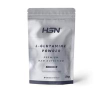 HSN L-Glutamina en Polvo | Sabor Neutro 1Kg | 5g Dosis Diaria | 100% Pura Glutamina Sin Añadidos | No Incluye Dosificador | No-GMO, Vegano, Sin Gluten