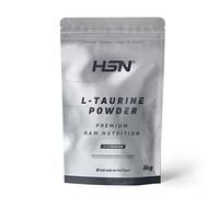 HSN L-Taurina en Polvo | 1 Kg | 3 Gramos de Taurina por Dosis Diaria | 100% Pura Sin Añadidos ni Excipientes | No Incluye Dosificador | No-GMO, Vegano, Sin Gluten