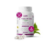 HSN L-Teanina 250mg | 120 Cápsulas Vegetales | Aminoácido Natural del Té Verde con Vitamina B12 y Ácido Pantoténico | Vegano, Sin Gluten, No-GMO