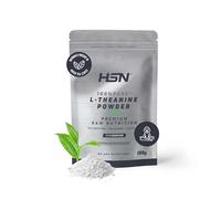HSN L-Teanina en Polvo | 250 mg por Dosis Diaria | 150g | Aminoácido Natural del Té Verde en Forma Libre | 100% L-Teanina Pura Sin Aditivos | Vegano, Sin Gluten, No-GMO | No Incluye Dosificador