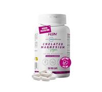 HSN Magnesio Bisglicinato Albion™ 250mg | Magnesio Cápsulas 120 Veganas | Magnesio Quelado Alta Biodisponibilidad | Contribuye a Reducir el Cansancio y Fatiga | Sin Gluten