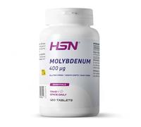 HSN Molibdeno 400mcg | 120 Tabletas | Mineral Traza que Contribuye al Metabolismo Normal de Aminoácidos Azufrados. Alta Pureza, Sin Alérgenos y Clean Label