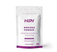 HSN Moringa en Polvo | 500g | 100% Puras Hojas de Moringa oleifera Sin Aditivos ni Azúcares | No Incluye Dosificador | No-GMO, Vegano, Sin Gluten
