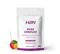 HSN Myo-Inositol + D-Chiro Inositol PCOS Complex en Polvo | Mango 150g = 25 Tomas por Envase | Formulado para Mujeres: 40:1 | Con Vitaminas y Minerales | No-GMO, Vegano, Sin Gluten