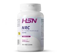 HSN Nicotinamida Ribósido NRC 300mg | 60 Cápsulas Vegetales | Precursor NAD+ Alta Pureza | Vitamina B3 para la Energía y Reducción del Cansancio | No-GMO, Vegano y Sin Gluten
