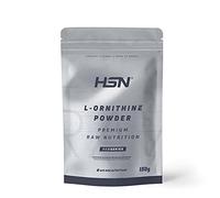 HSN Ornitina en Polvo | 150g = 100 Servicios | 3 Gramos L-Ornitina MonoClorhidrato por Dosis Diaria | 100% Puro Aminoácido Sin Aditivos | No Incluye Dosificador | No-GMO, Vegano, Sin Gluten