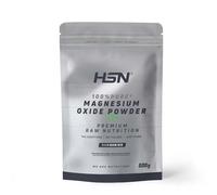 HSN Óxido de Magnesio en Polvo (360mg Mineral Elemental) | 500g | 100% Puro Magnesio Sin Añadidos ni Excipientes | No Incluye Dosificador | No-GMO, Vegano, Sin Gluten