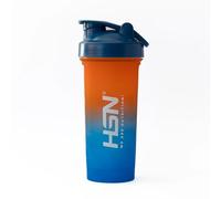 HSN Pro Shaker Rocket We Are Nutrition! Libre de BPA | 600ml | Azul Marino Naranja | Vaso Mezclador con Bola Mezcladora | Cierre Hermético y Tapón Anti-Fugas | Sin Olores | Fácil Limpieza