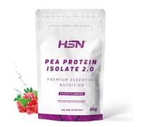 HSN Proteína de Guisante Aislada - Bayas Rojas 2Kg | 100% Proteína Vegetal. Alternativa a la Whey. Todos los Aminoácidos Esenciales. Sin Alérgenos. No Incluye Dosificador