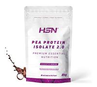 HSN Proteína de Guisante Aislada - Chocolate 2Kg | 100% Proteína Vegetal. Alternativa a la Whey. Todos los Aminoácidos Esenciales. Sin Alérgenos. No Incluye Dosificador