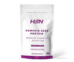 HSN Proteína de Semilla de Calabaza | Neutro 2kg | 100% Proteína Vegana Sin Azúcar Sin Aditivos ni Edulcorante | Todos los Aminoácidos Esenciales | No Incluye Dosificador | No-GMO, Sin Gluten
