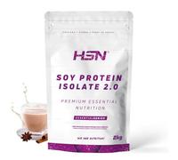 HSN Proteína de Soja Aislada - Té Chai con Leche 2Kg | 100% Vegana. Alternativa Vegana a la Whey. Aminograma Completo. Libre de OGM, Sin Gluten ni Lactosa. No Incluye Dosificador