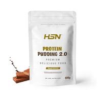 HSN Pudding Proteico 2.0 | Barquillo Chocolate 500g | Pudin Alto en Proteínas Bajo en Calorías Sin Azúcares Añadidos | Ideal Postre Merienda | No Incluye Dosificador | No-GMO Vegetariano Sin Gluten