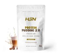 HSN Pudding Proteico 2.0 | Café con Leche 1Kg = 25 Tomas por Envase | Pudín Alto en Proteínas Sin Gluten y Vegetariano | Ideal Postre o Merienda Bajo en Calorías Sin Azúcares Añadidos