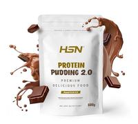HSN Pudding Proteico 2.0 | Chocolate 500g | Pudin Alto en Proteínas Bajo en Calorías Sin Azúcares Añadidos | Ideal Postre Merienda | No Incluye Dosificador | No-GMO Vegetariano Sin Gluten