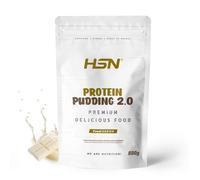 HSN Pudding Proteico 2.0 | Chocolate Blanco 500g = 13 Tomas por Envase | Pudín Alto en Proteínas Sin Gluten y Vegetariano | Ideal Postre o Merienda Bajo en Calorías Sin Azúcares Añadidos
