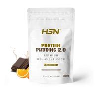 HSN Pudding Proteico 2.0 | Chocolate y Naranja 500g = 13 Tomas por Envase | Pudín Alto en Proteínas Sin Gluten y Vegetariano | Ideal Postre o Merienda Bajo en Calorías Sin Azúcares Añadidos