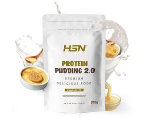 HSN Pudding Proteico 2.0 | Natillas 500g = 13 Tomas por Envase | Pudín Alto en Proteínas Sin Gluten y Vegetariano | Ideal Postre o Merienda Bajo en Calorías Sin Azúcares Añadidos