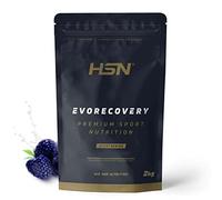 HSN Recuperador Evorecovery | Frambuesa Azul 2Kg | Batido Post Entreno con Proteína Hidrolizada Clear Aminoácidos Carbohidratos Sales Minerales | No Incluye Dosificador | No-GMO Vegetariano Sin Gluten